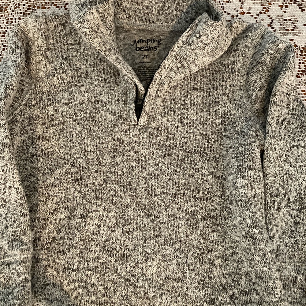 Jumping beans pullover grey jacket 2 t